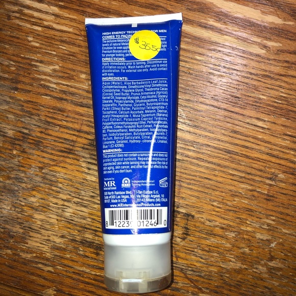 Men’s New MRI iFace Indoor Tan Lotion - Picture 2 of 2